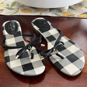 Kate Spade Sandals, Size 9-1/2M, Black, Nice!